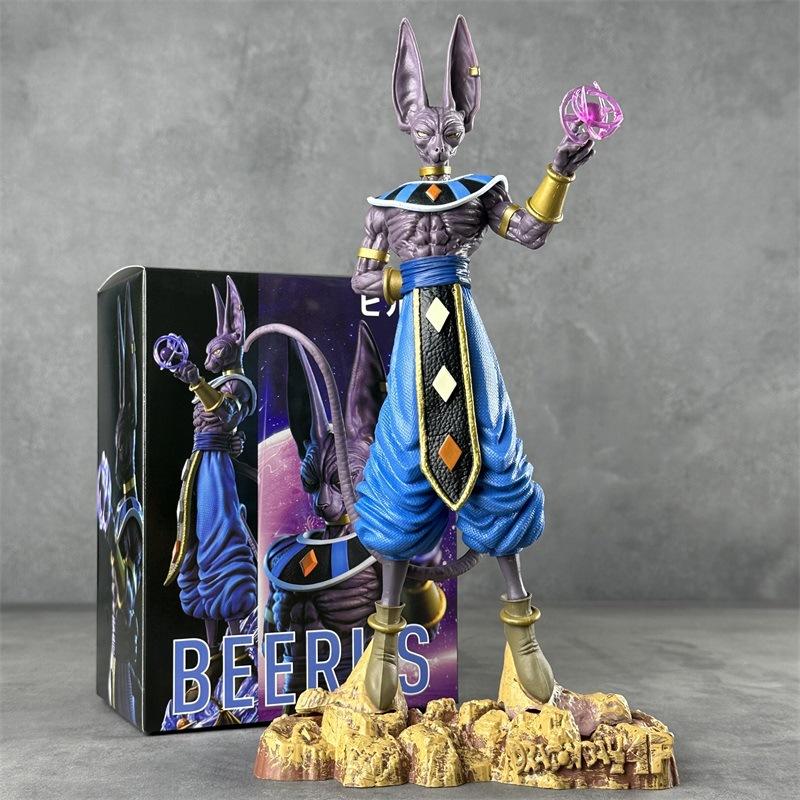 Dragon Ball Beerus God of Destruction Whis Jirento Breaks Goku Anime Figure Model Ornament