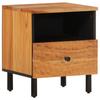 Nightstands 2 Pcs. 40 X 33 X 46 Cm Solid Acacia Wood