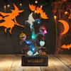 Haunted Hollow Welcome Tree, The Friendly Fright That Greets You Right! Light Up Resin Scene Prop Collectible Ornaments