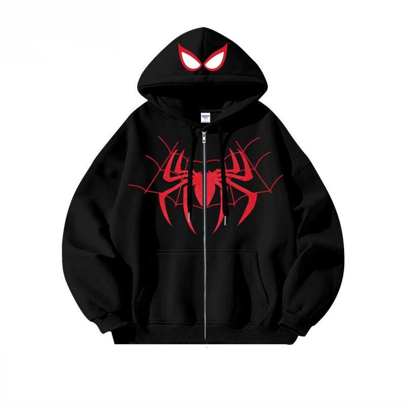 Unisex Cross-Border Trendy Hip-Hop Spider Hoodie for Autumn/Winter