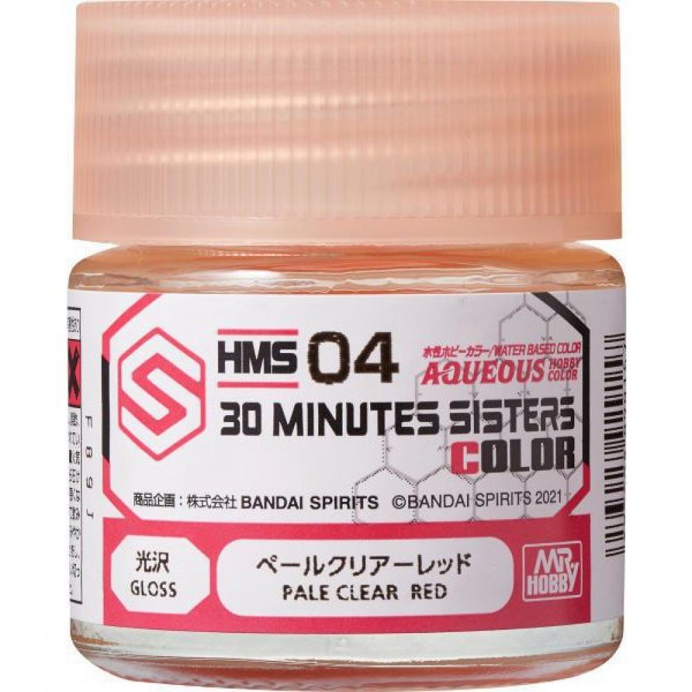 

Gsi Creos Hms04 Water Based 30 Minutes Sisters Color Shadow Pale Clear Red 10ml [plastic Model Paint]