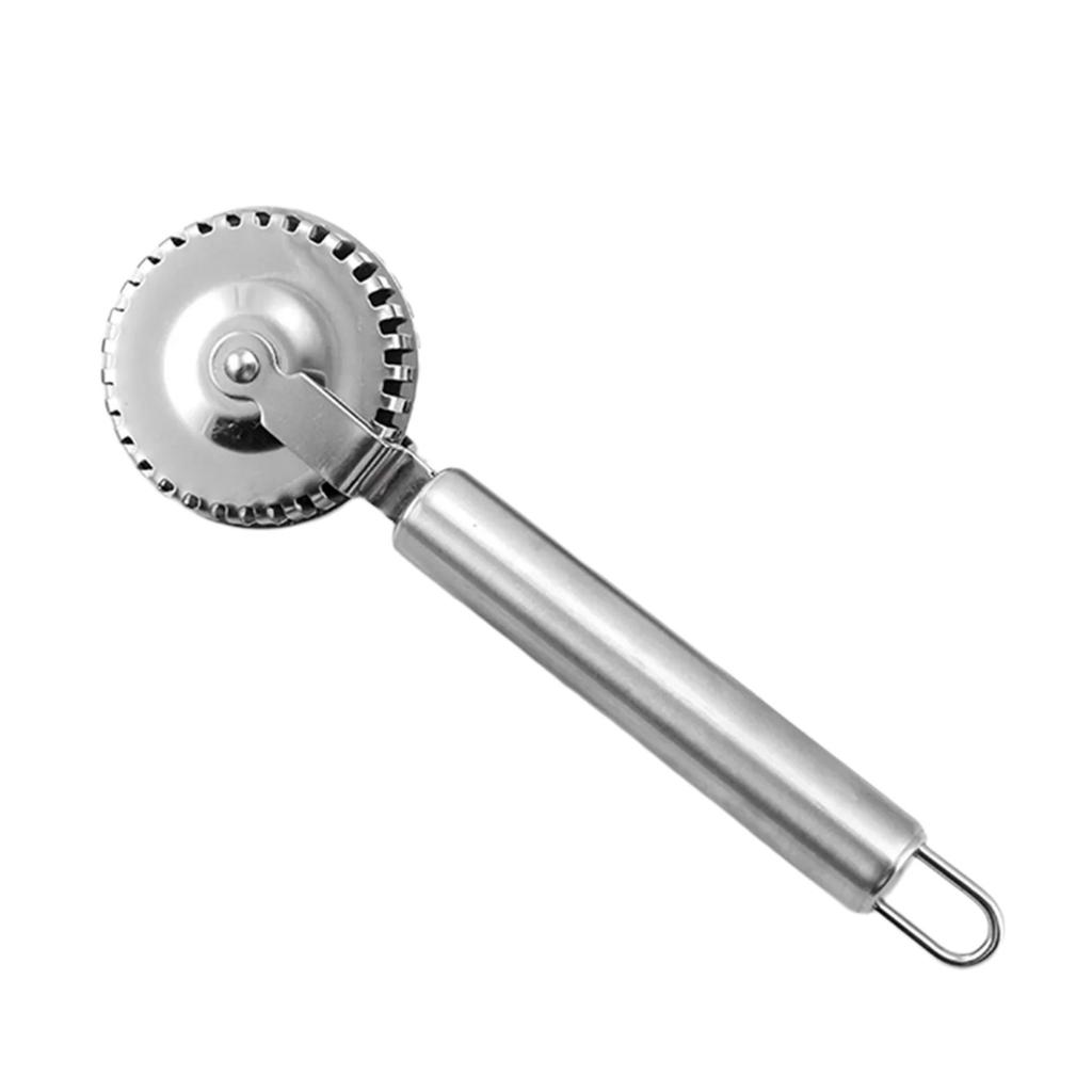 Stainless Steel Ravioli Roller Cutter Wheel for Precise Pastry Dough Sealing Crimping for Home Baker and Professional