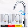 Grifo de agua de inducción, grifo con Sensor infrarrojo automático, grifos de fregadero, cubierta de agua fría única montada