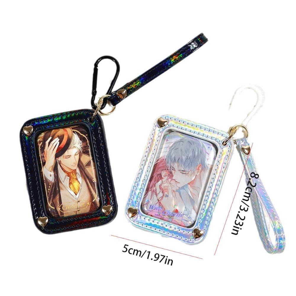 Square Anime Badge Holder Transparent Badge Ita Bag Badge Display Pendant  Badge Display