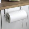 Kitchen Paper Hanger Under Cabinet Roll Towel Holder Stainless Steel Tissue Hanger Organizer Rack for Kitchen