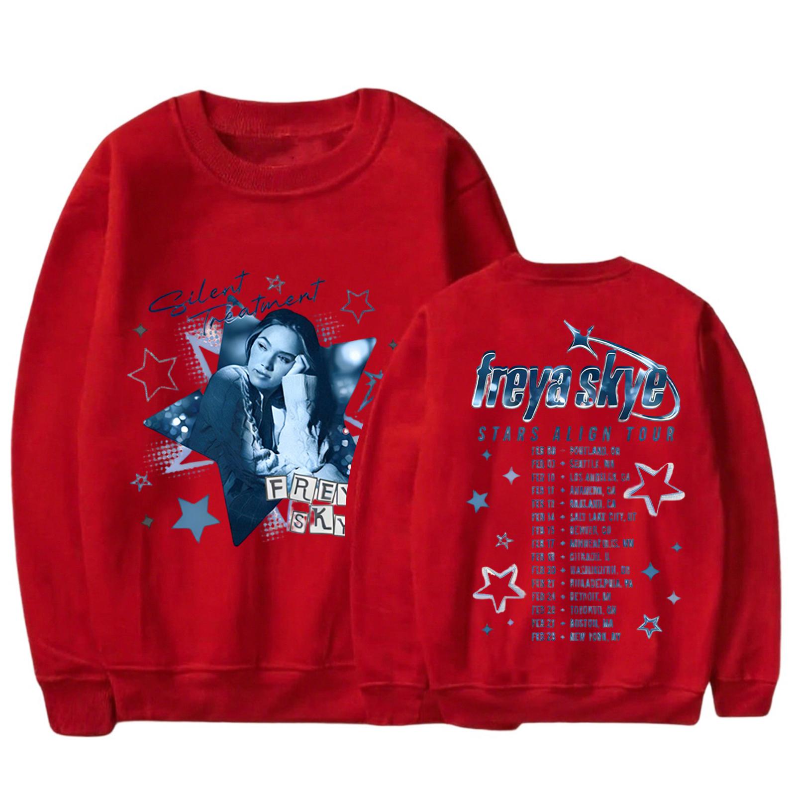 Women s Fashionable And Casual Long Sleeved Printed Round Neck Sportswear Pullover, Slim Fit T-shirt Top S