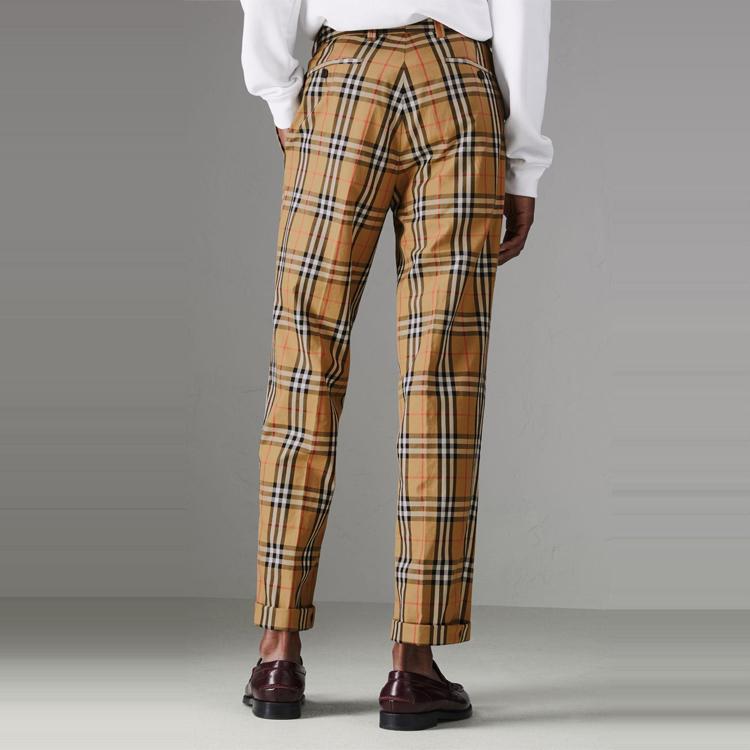 Burberry Casual Pants Men's Beige Brown 80014561