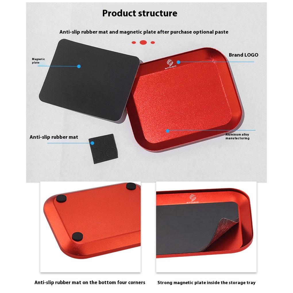 Stainless Steel Magnetic Tray For Workshop Organization And Efficiency Magnetic Trays For Workshop