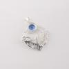 Tanzanite Gemstone 925 Sterling Silver Jewelry Handmade Pendant 1.43" For Gift CP-38-6