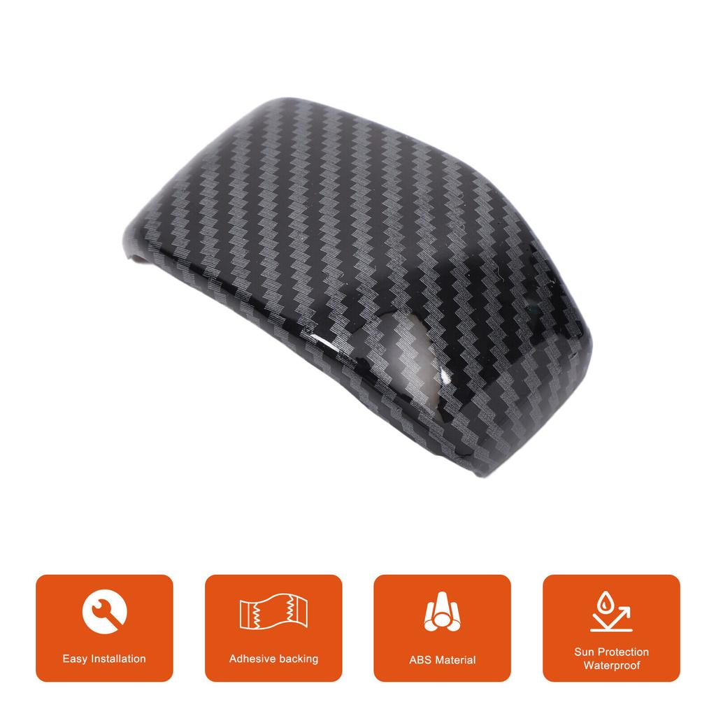 Carbon Fiber ABS Gear Shift Knob Cover Trim for Toyota Grand Highlander XK70 24+