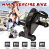 Mini Home Exerciser Bike Portable Pedal Exerciser Legs and Arms Fitness Pedal Exercise Indoor Cycling Stepper Exercise Bike with Counter LCD Di
