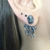 Female Fashion Retro Octopus Earrings with Octopus Claws