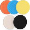 AVID POWER 6 Inch Buffing Polishing Pads 5Pcs For 6 Inch Backing Plate, Compound Buffing Sponge Pads For Car Buffer Polisher Compounding, Polishing