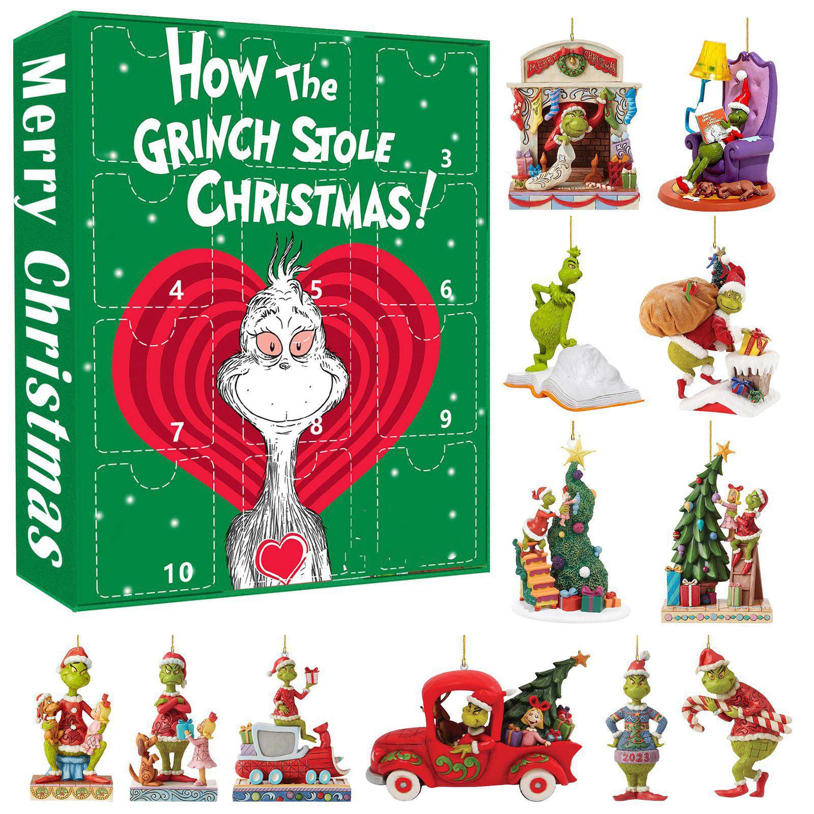 

Christmas Advent Calendar Countdown Earrings Advent Calendar Surprise Box Christmas Advent Calendar Surprise Gift One Size