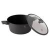 Garnek Tytanowy Z Pokrywką 28cm 6.1L BERLINGER HAUS Antracit BH-8132