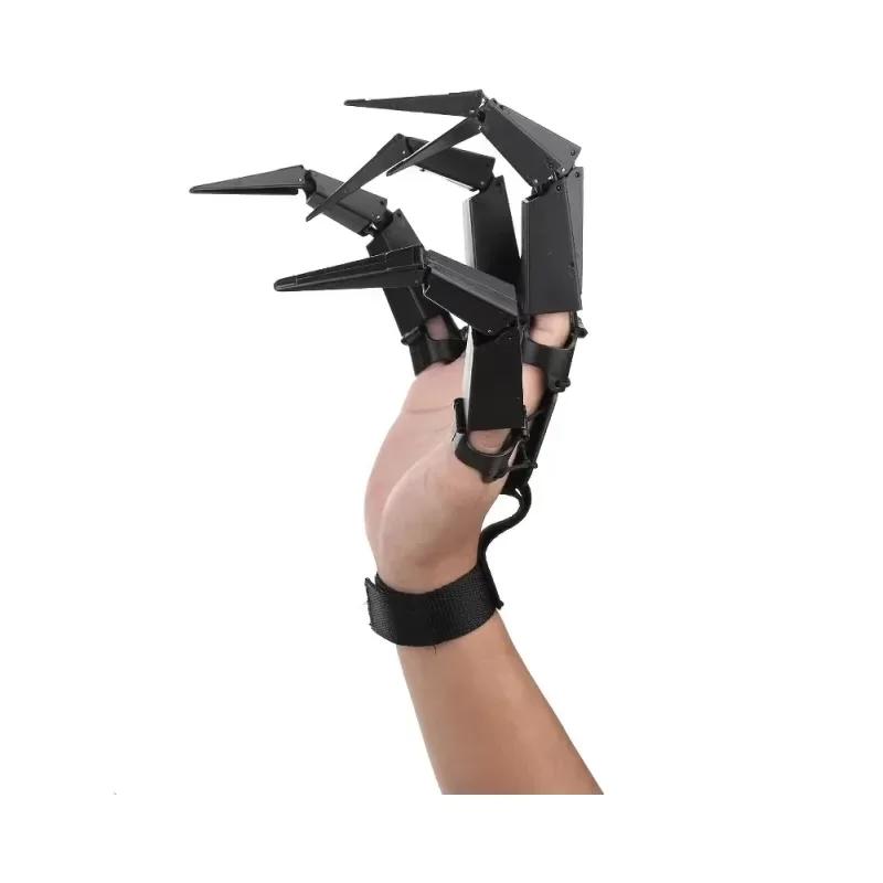 Halloweenowe przegubowe palce straszne sztuczne palce szkielet ręka cosplay palec rękawica realistyczny horror duch pazur prop party decor