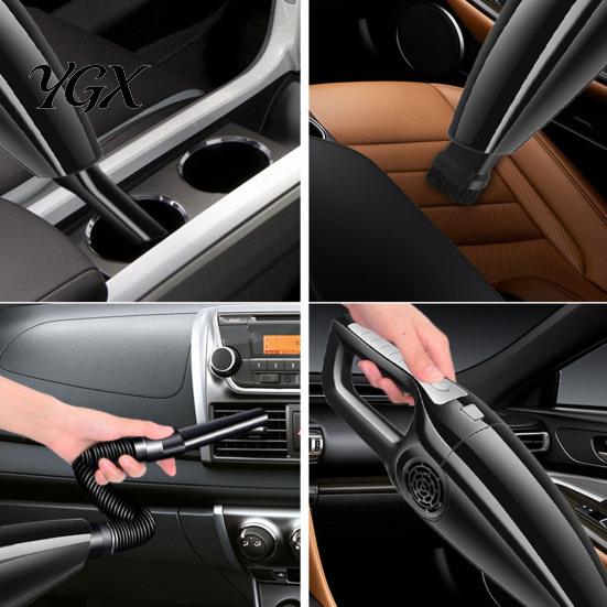 High Power Car Vacuum Cleaner 120W Handheld Portable Wet and Dry Vehicle with Strong Suction for Cleaning Liquid Stain