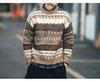 Pánský retro pletený svetr Korejský styl Podzim/Zima 2025