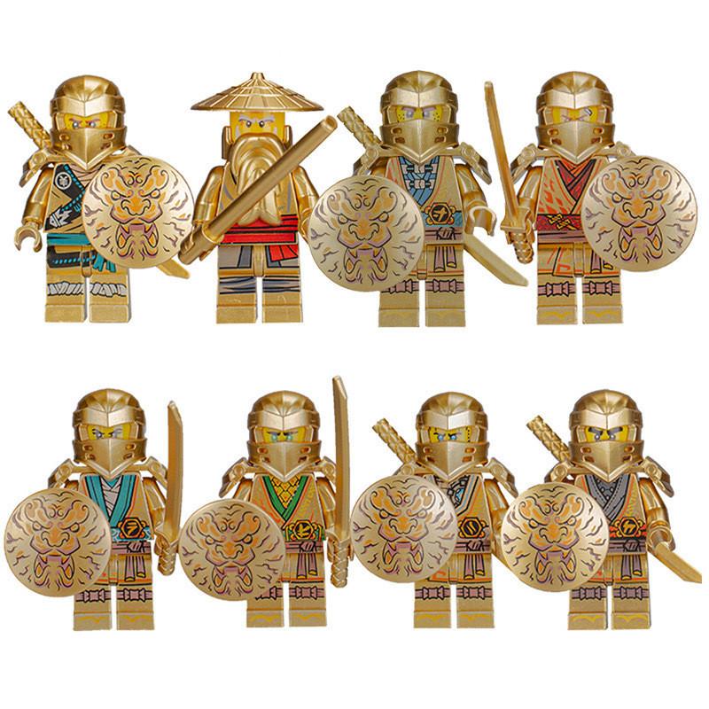 Themed Mini Ninja Figure Toy Building Block Set Toy With Weapon Accessories