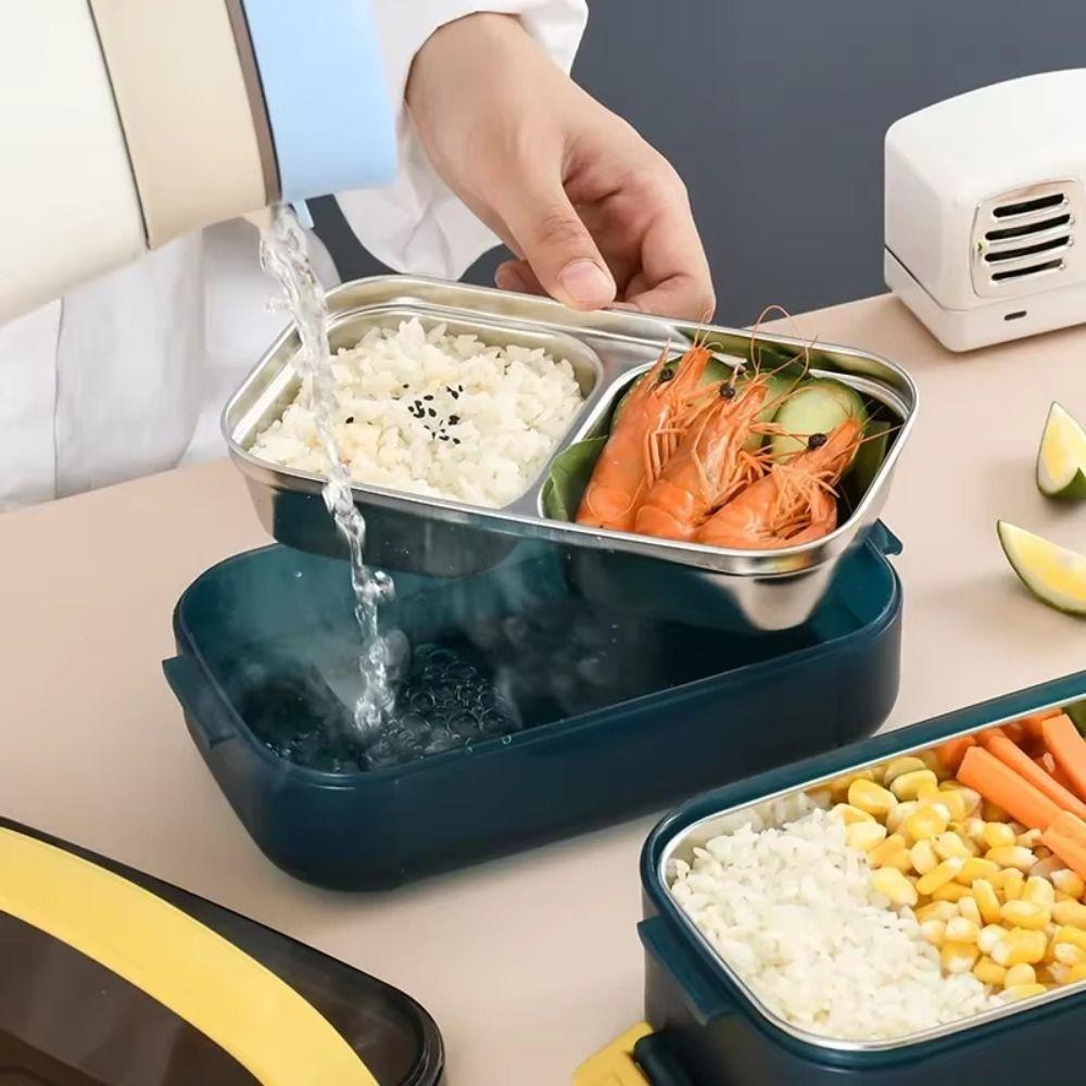 Stainless Steel Food Storage Container Sealed Design Food Snacks Box  Worker
