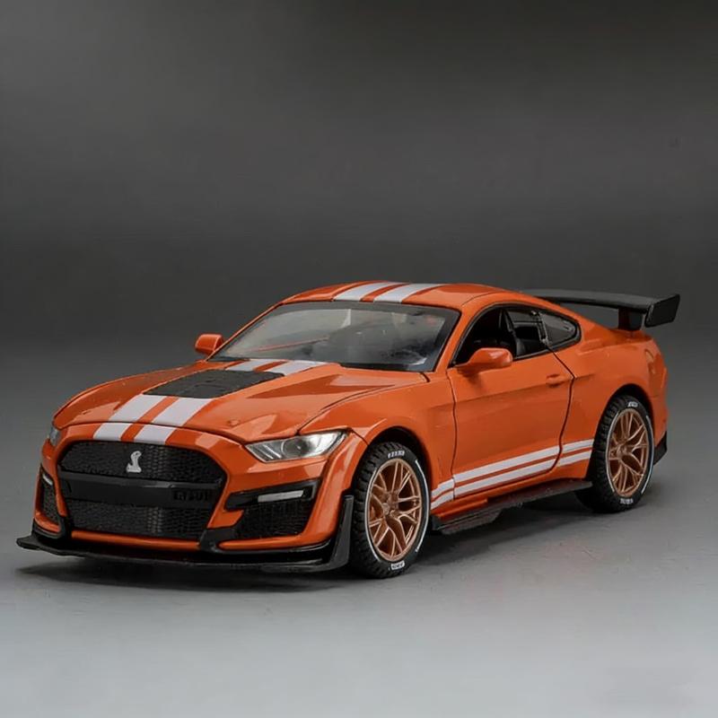 MJTU2 1:32 Ford Mustang Shelby GT500 Alloy Sports Car Model Diecast & Toy Vehicles Metal Car Model Simulation Collection Kids Toy Gift