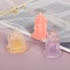 Princess Castle Mirror Surface Silicone Mold with 3D Design for DIY Aromatherapy Plaster Craft Making Home Decoration