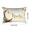Eid Mubaraks Pillow Cover 20x12Inch Throw Pillow Case for Bedroom Home Decorative Pillowcase Sofa Bed Couch Decorations