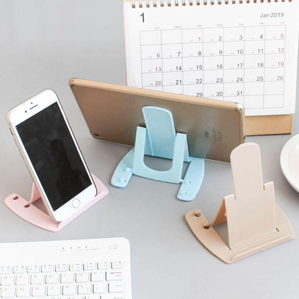 Adjustable Mobile Tablet Stand Folding Cell Phone Bracket  Watching TV Phone Support