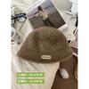 Face rabbit fur hat women's autumn and winter warm bucket hat new versatile basin hat plush bucket hat