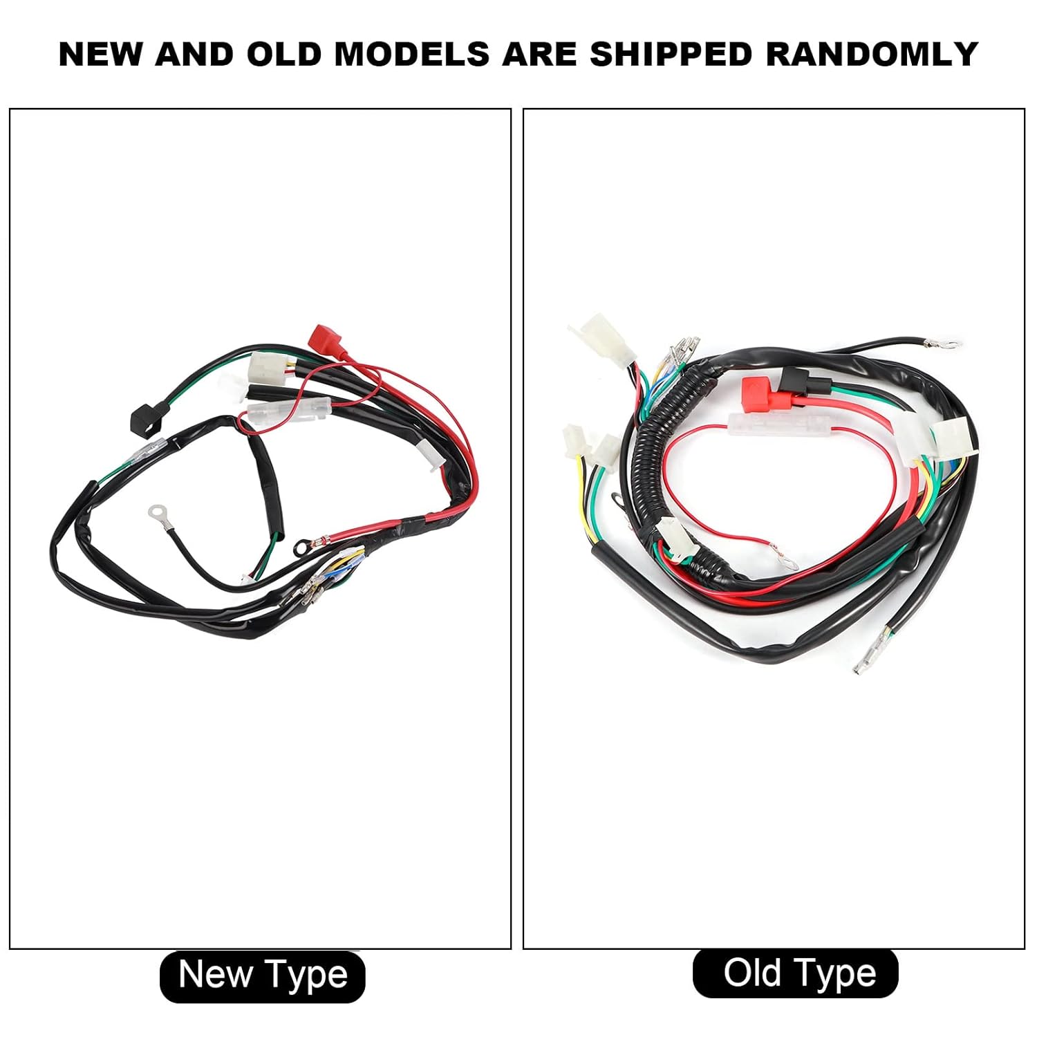 

Electric Start Harness, Secure Universal Fit PVC Wiring Loom Kit Durable Electrical Upgrade for Pit Bike ATV Motorcycle Riders Off-Road Trail Racing