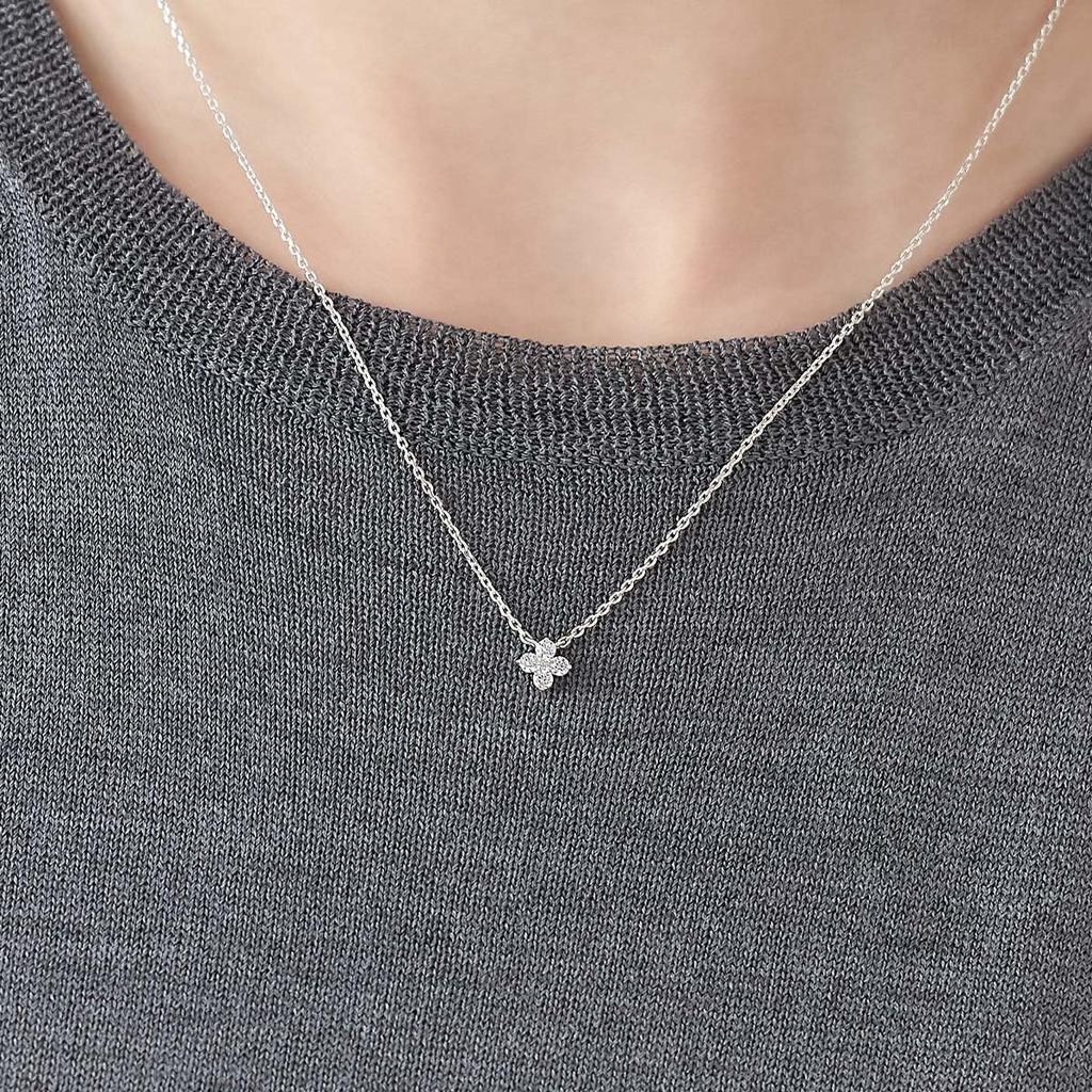 Official Eternal Silver Birthday Gift for Includes Jewelry 112534121801 4℃ Necklace, Women, Case,