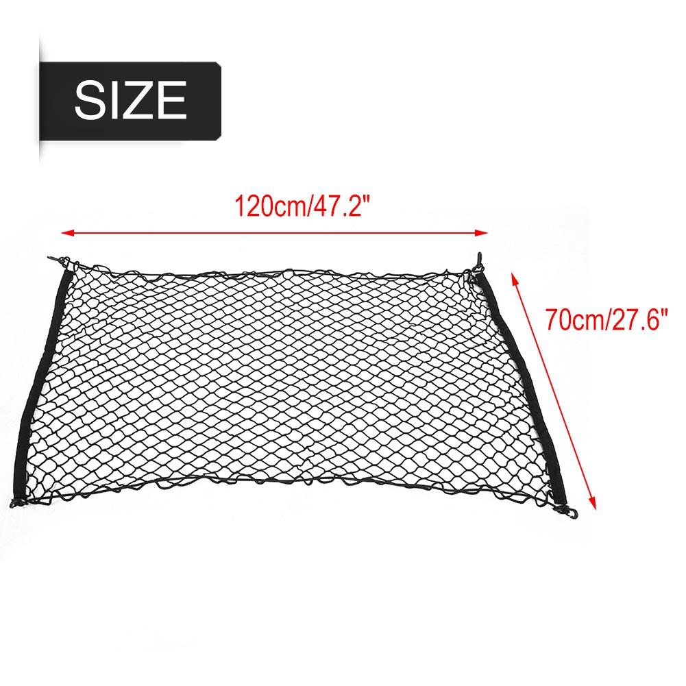 70*120cm Car Rear Trunk Luggage Cargo Organizer Elastic Net Mesh Holder Universal