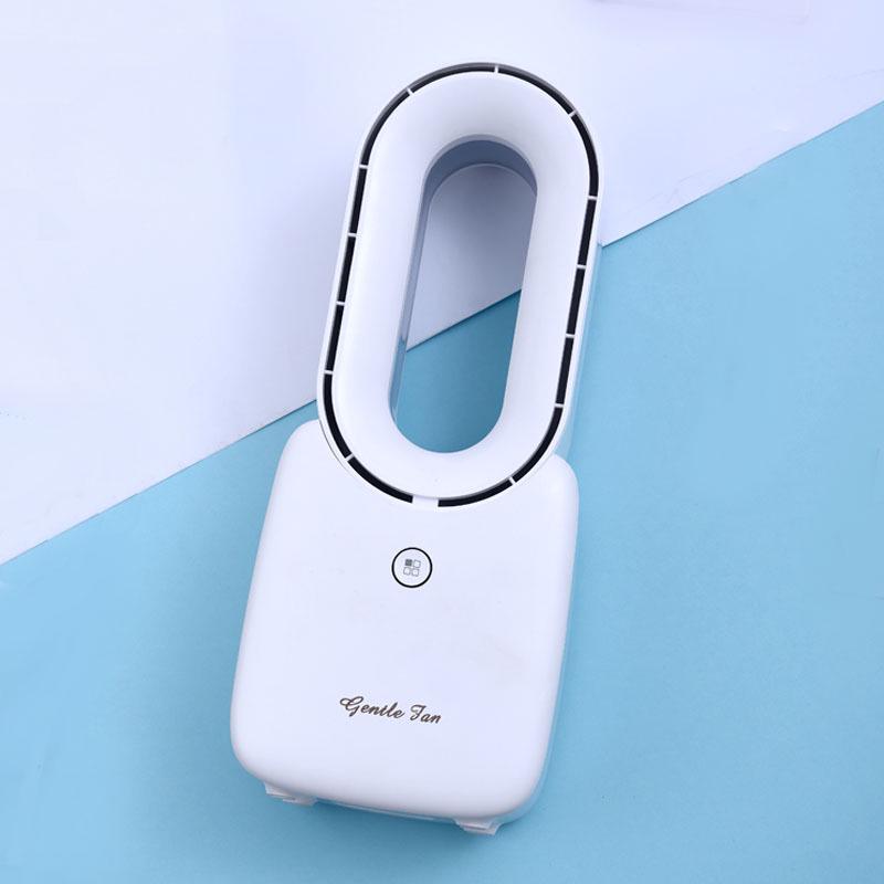 

Перезаряжаемый USB настольный вентилятор без лопастей – Бесшумный, портативный и креативный дизайн.