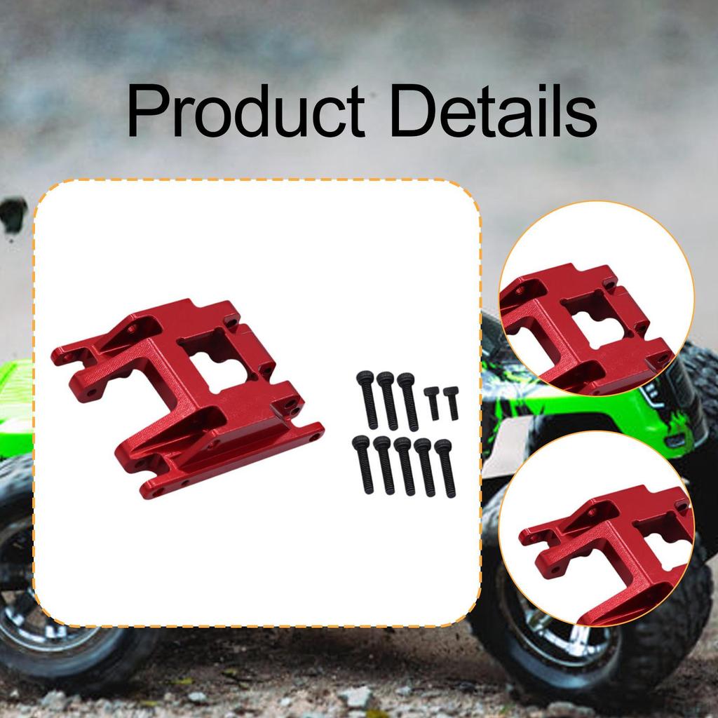 Skid Plate Aluminum Alloy Accessory Spare Parts Lightweight Replace Upgrades Part for 1/18 RC