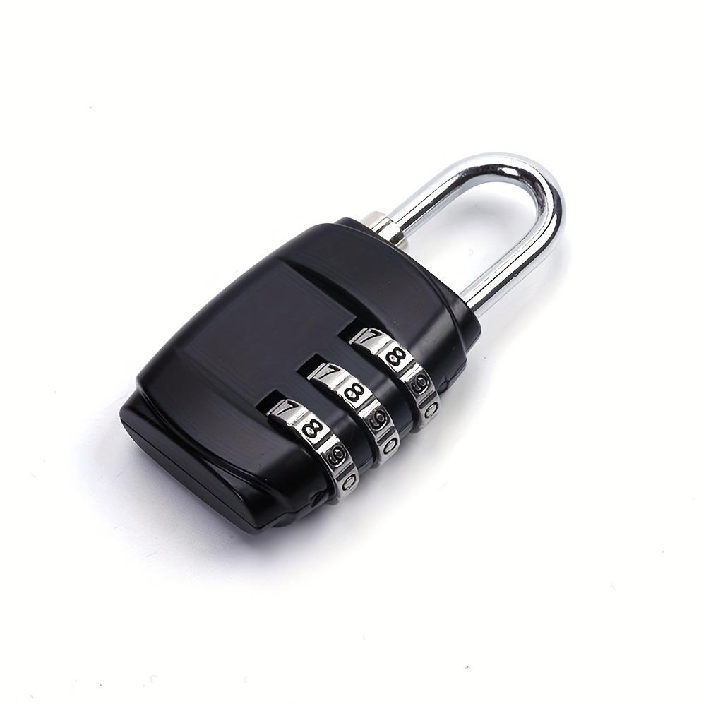 Password Lock 3 Position Password Lock Padlock, Suitcase Padlock for Gym, Cabinets and Luggage - Durable, Travel Padlock