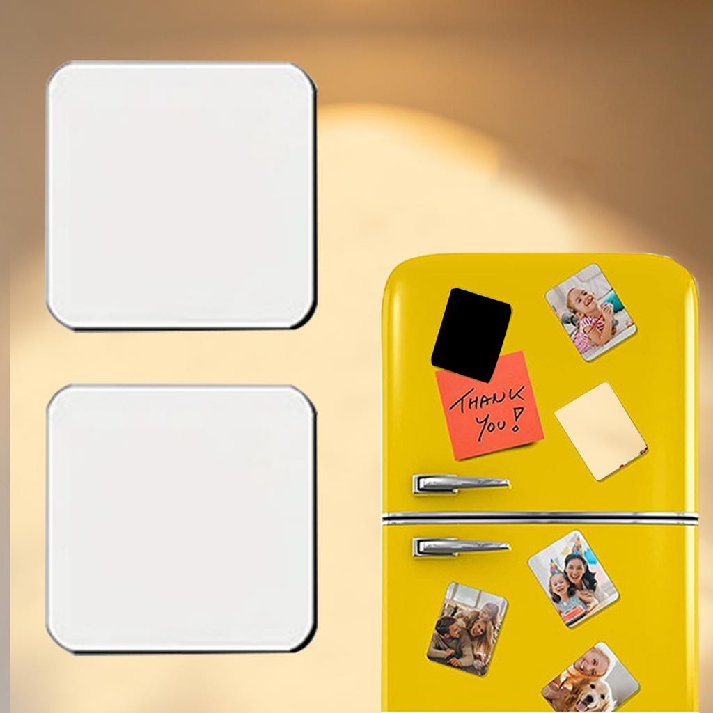 20 Stück Magnetische Kühlschrankdekoration Sublimationsdruck Kühlschrankmagnet Rohlinge DIY Dekorative Magnete für Heimküchen Dekoration