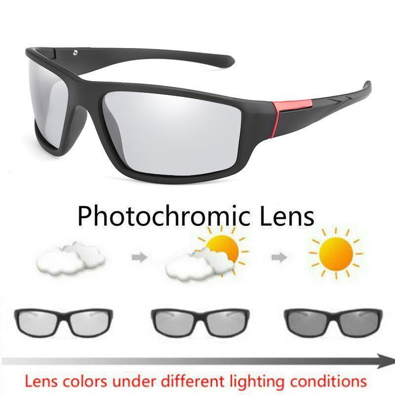 High Definition Men Polarized Photochromic Sunglasses For All Day Comfort And Style