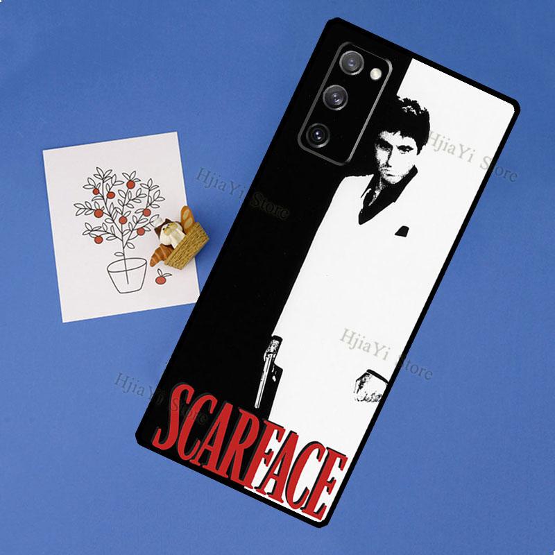 Tony Montana Scarface Al Pacino Case For Samsung Galaxy S23 Ultra S21 S20 FE S8 S9 S10 Note 10 Plus Note 20 S22 Ultra Cover