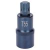 Socket Bit Star S2 Alloy Steel Electric Quick Wrench Tool Hardware Blueing 12X55XT55