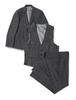 Takakyu Stretch Shiny Vest Slim Fit Short Narrow Power Net At and 110014033325823 AB4 Men's 3-Piece Suit, Jacket, Lapels, Armpits, Elbows, Knees,