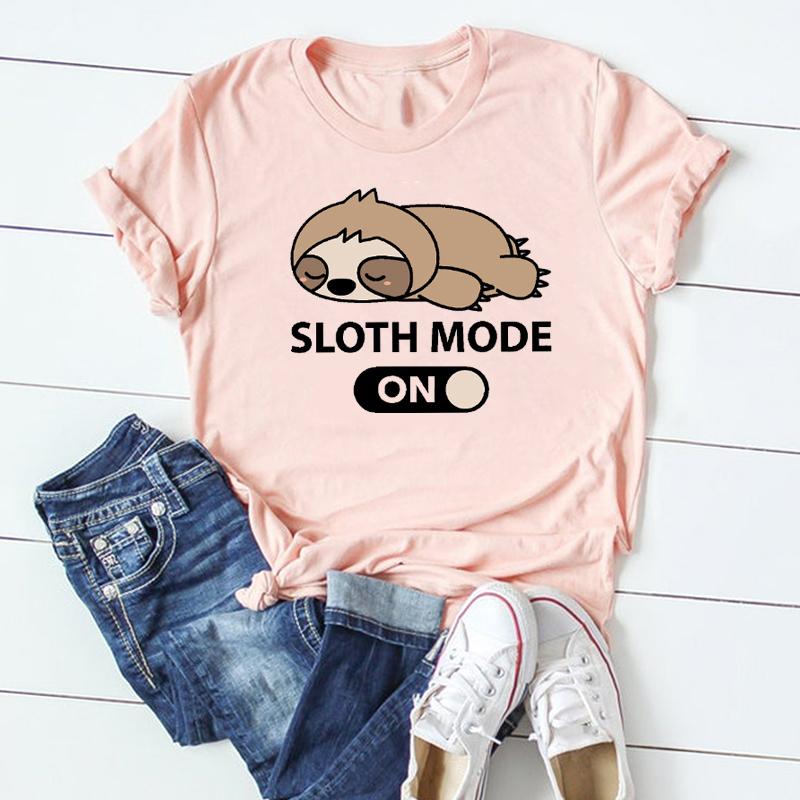 T-shirt Top Fashion Tshirt Abbigliamento Casual Sweet Love Panda Primavera Manica corta Donna Stampa T-shirt grafica femminile estiva da donna