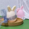 New Easter Egg Bunny Silicone Candle Mold 3D Faceless Rabbit Head Aroma Soap Plaster Resin Mould Candle Making Supplies Decor