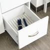 Kitchen Cupboard, 183cm Tall Storage Cabinet with Countertop, Sideboard with 3 Small Drawers, Flip Up Top Door, 3 Cabinet Doors and Open Shelves