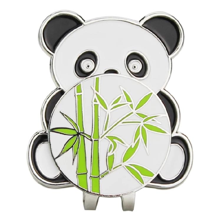 Lovely Panda Pattern Golf Hat Clips Golf Ball Marker Holder Golf Cap Clips
