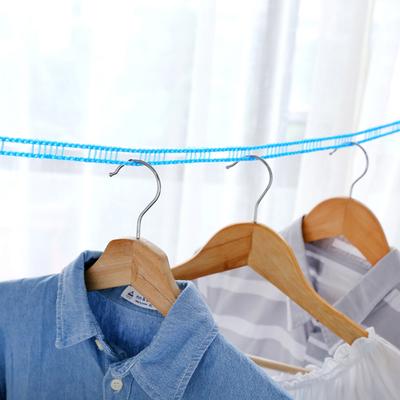 3 Meters Robust Elastic Clothes Drying Rope Windproof Anti-Slip Design for Camping Hiking Backpacking Lightweight Portable Use