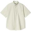 Braxton Shirt Loose Fit Logo Embroidered Chest Pocket Short Sleeve Men Shirts Air-Green I031454-2V6-XX
