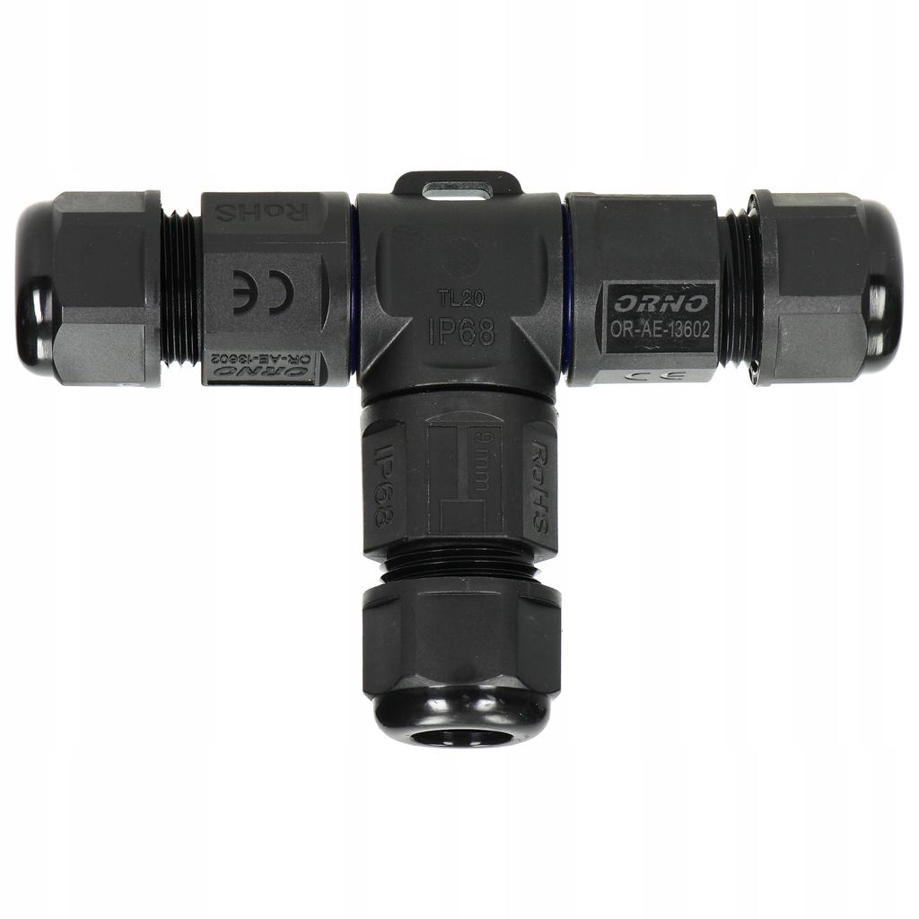 Orno Cable Joint Straight Ip68 3X4 Mm² 450V/25A 1 Pc