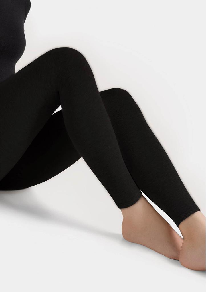 Legginsy damskie bawełniane z wełną 608 Cotton Legs