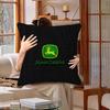 Copricuscino J-John Deere per Attrezzature Agricole Custodia Cuscino da Viaggio per Auto per Divano Auto Regalo di Natale 40X40Cm 45X45Cm