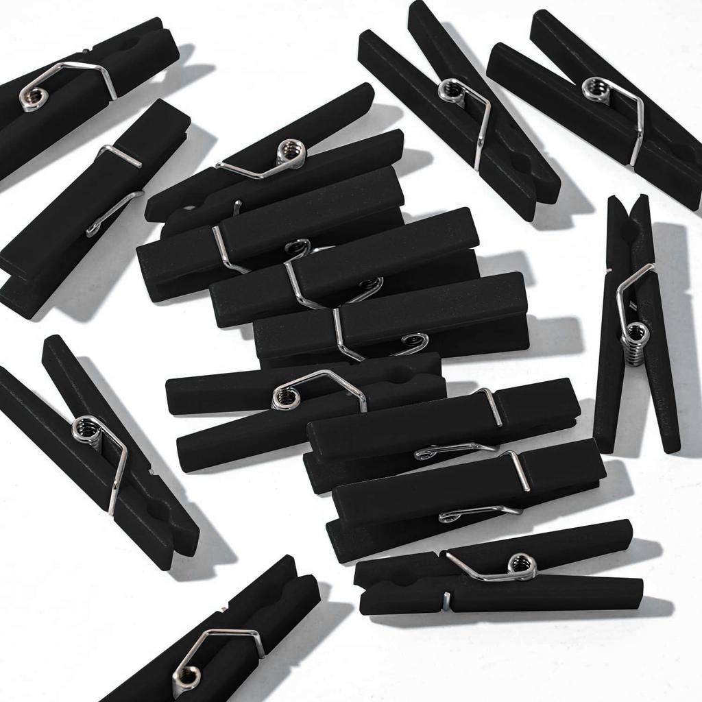 60PCS Clear Clothes P for Baby Shower Games Boy Girl, Transparent Acrylic Clothes Pin Bulk, 1.4'' Mini Clothesp for Photos, DIY Crafts, Baby Shower